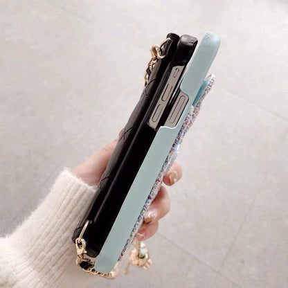 Étui tendance en cuir pour iPhone