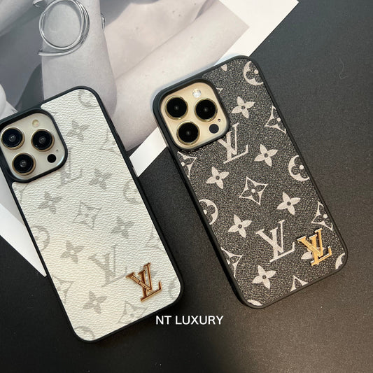 Traditionelles farbenfrohes Design iPhone-Hülle (Schwarz & Weiß)