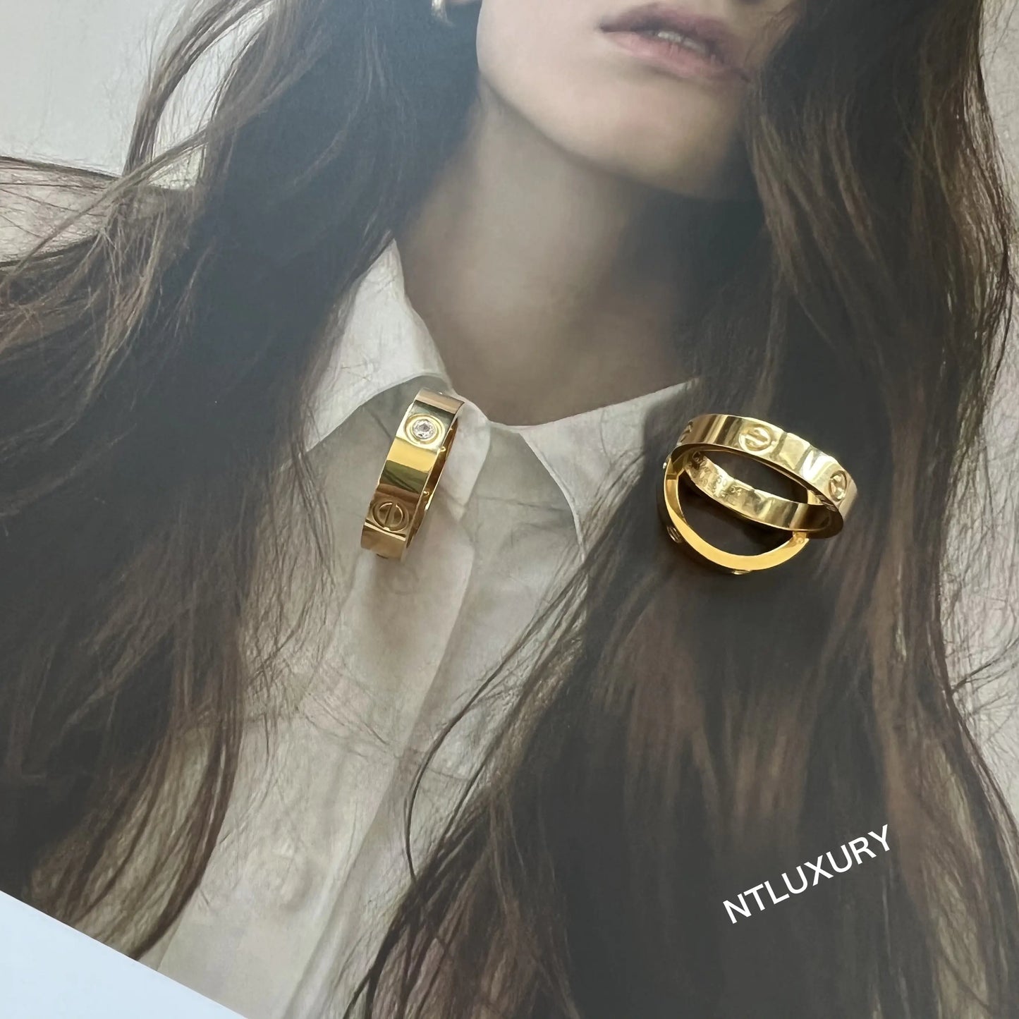 Gold Love Ring