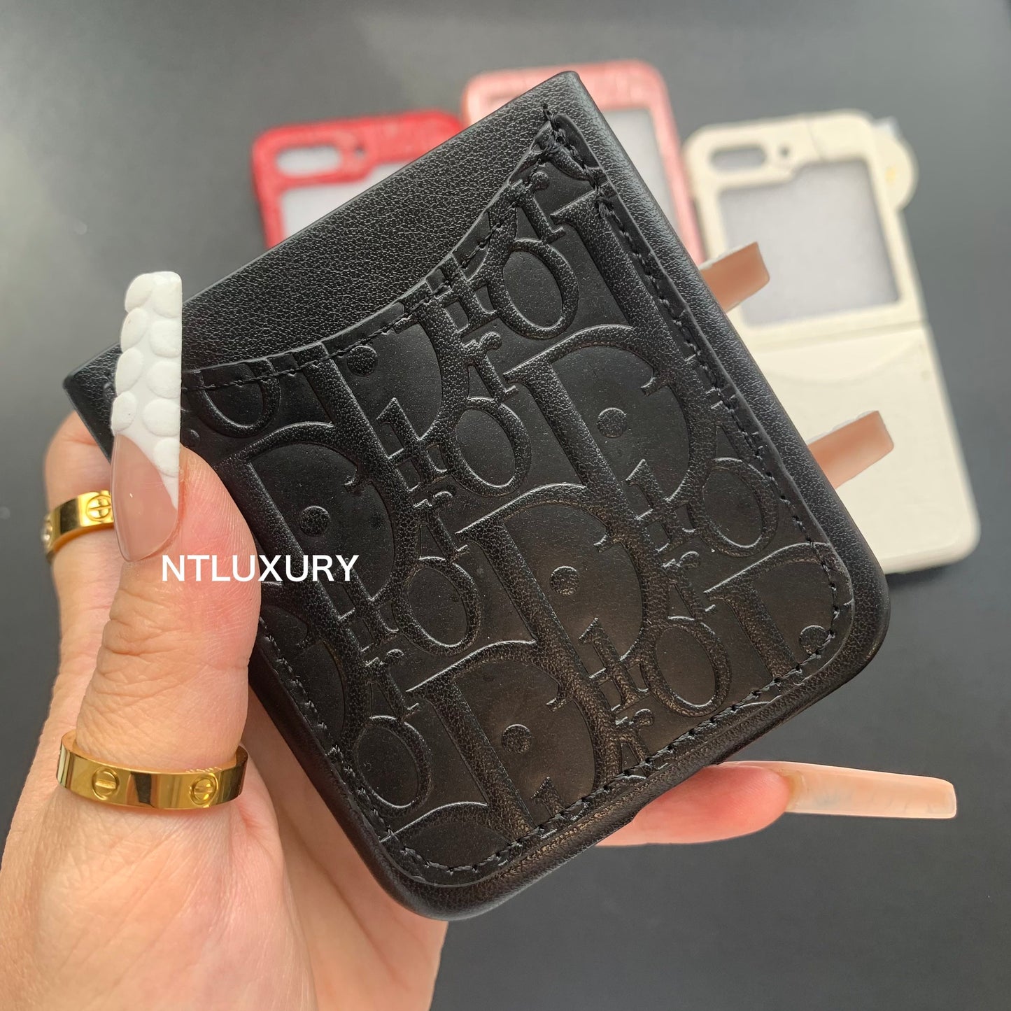 Press Dove Case For Z-Flip Series with Pocket