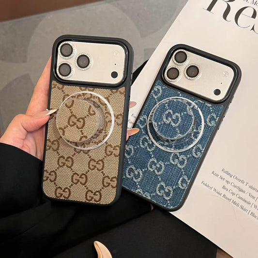 Denim Good Girl Magsafe Phone Case With Magsafe Holder
