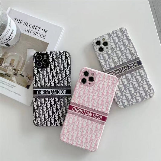 Coque de téléphone imprimée lettre pour iPhone