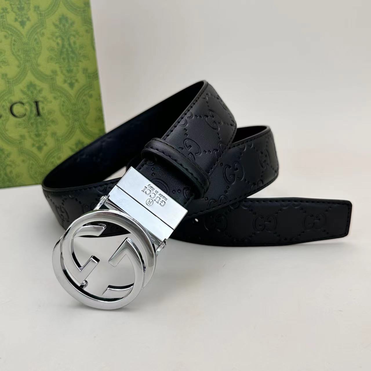 Circle Design Good Belt (Black)