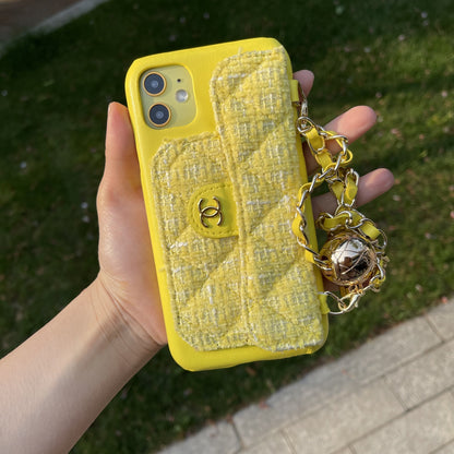 Coque de téléphone fantaisie en treillis pour iPhone