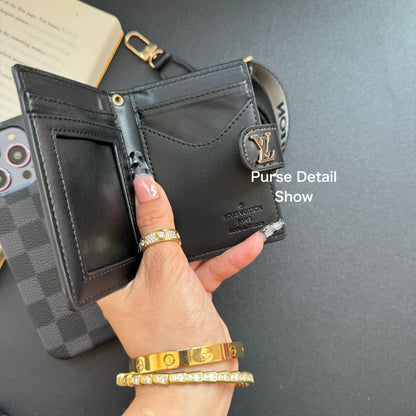 Sac à main mignon traditionnel avec corde pour Samsung (3 Pièces)