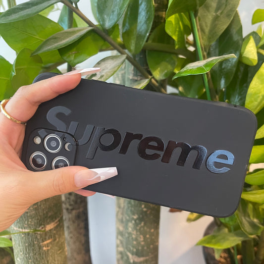Coque de téléphone noire tendance (Super)