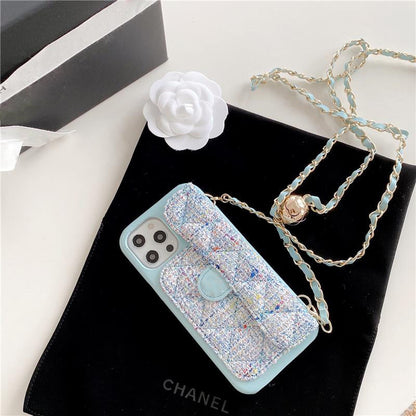 Étui tendance en cuir pour iPhone