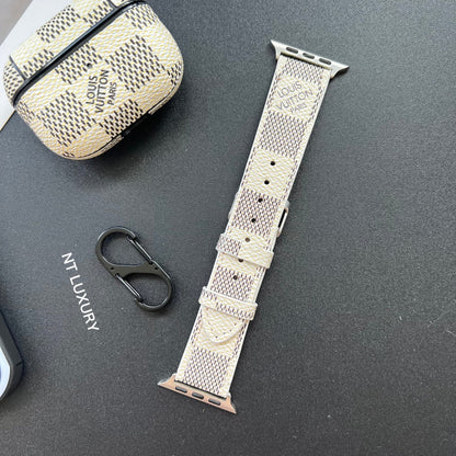 Bracelet de montre tactile traditionnel pour iWatch (blanc)