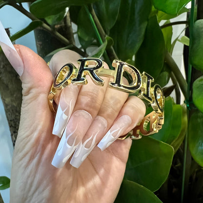 Black D Bracelet