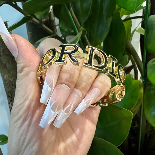 Black D Bracelet