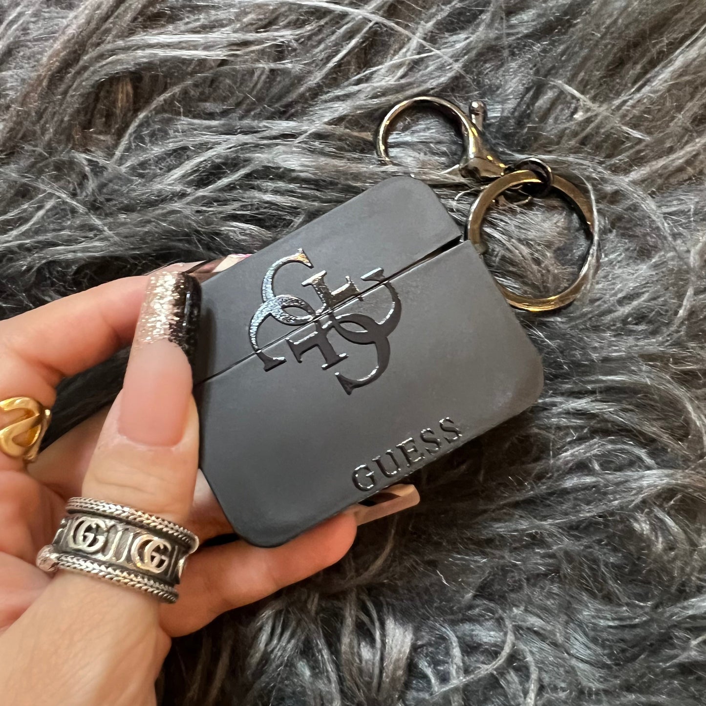 Étui AirPods Noir Tendance (L GU)