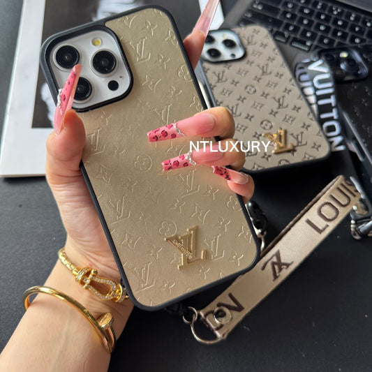 Coque de téléphone Pure Press Floral Design avec rayures
