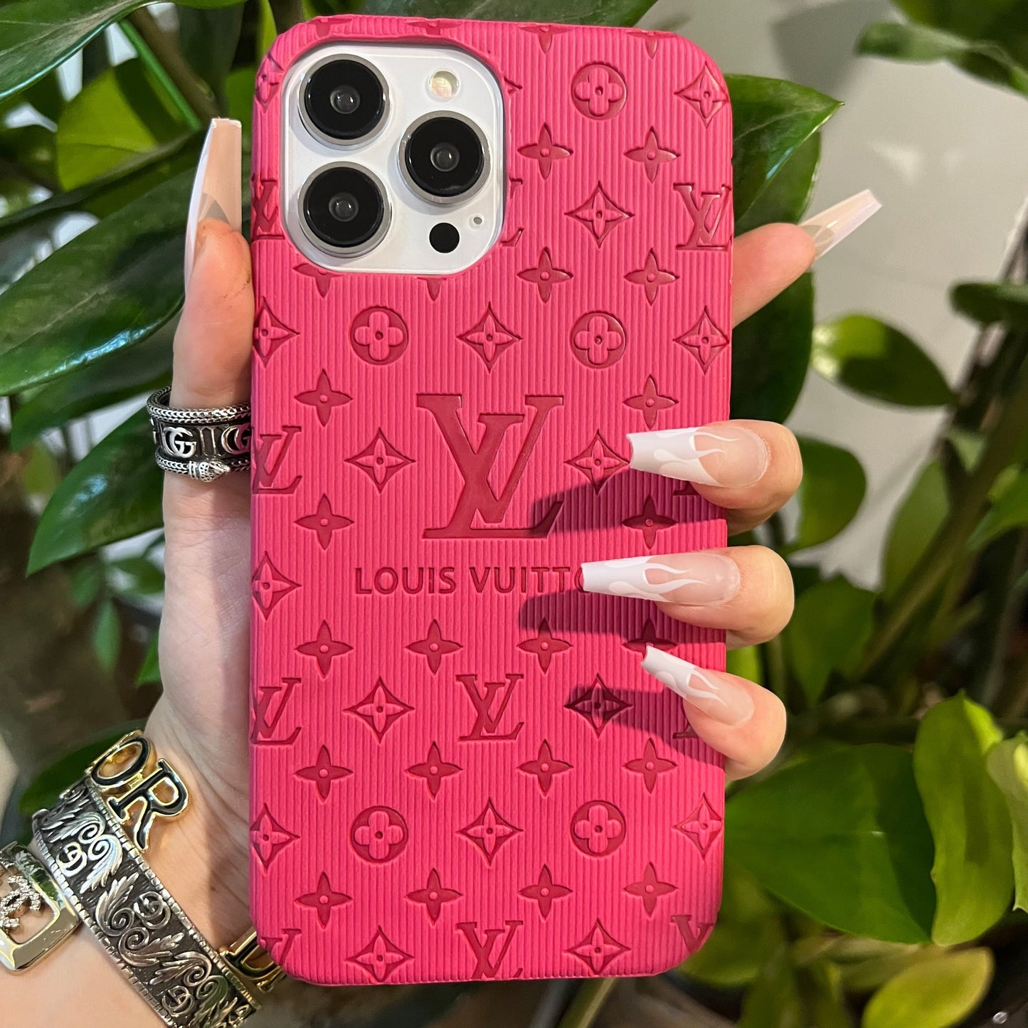Bunte Liebe Samsung Hülle (Magenta)