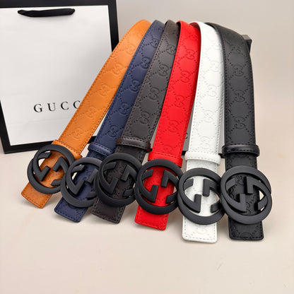 Ceinture Classique Couleur (Boucle Noire)