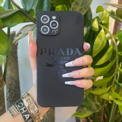 Coque de téléphone noire tendance ( P )