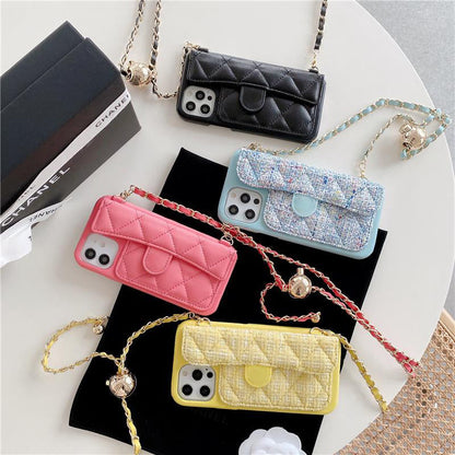 Étui tendance en cuir pour iPhone