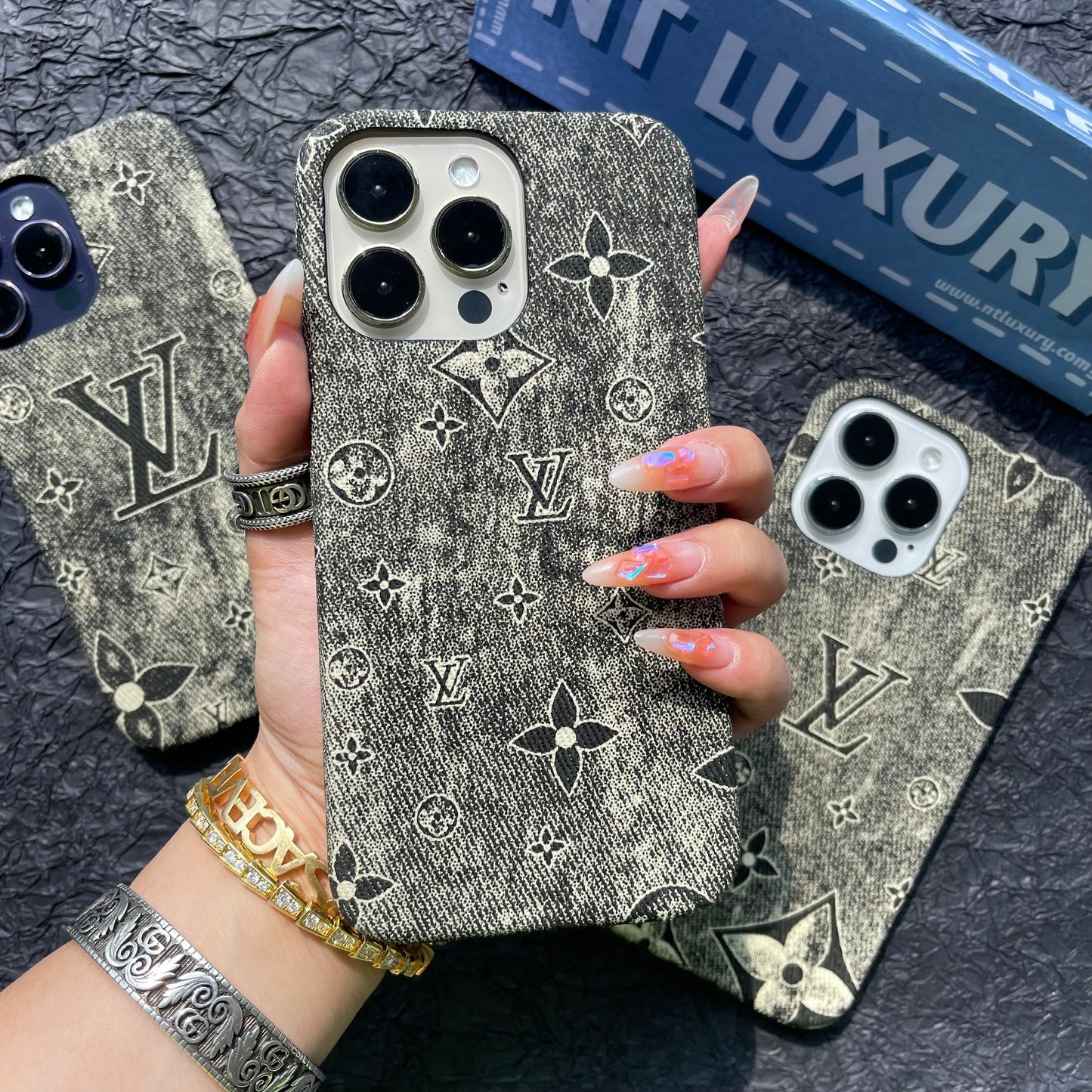 Black Cowboy Love Phone Case For iPhone