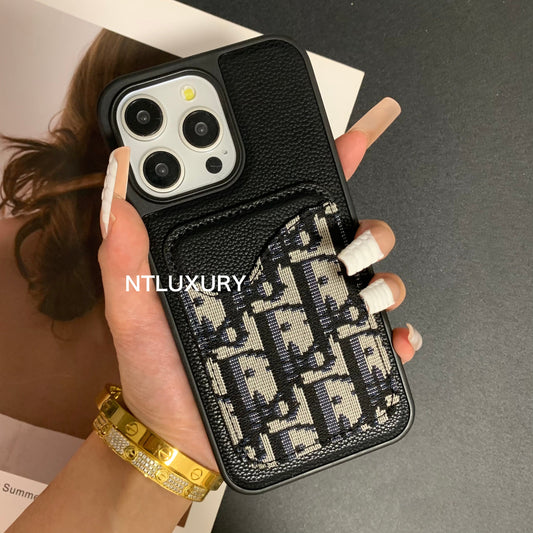 Coque de téléphone MagSafe avec porte-cartes (Colombe)