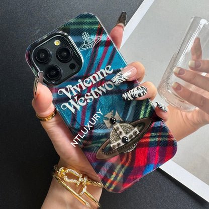 Coque iPhone West Woo à treillis avec support MageSafe