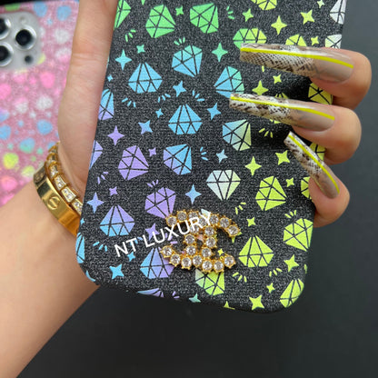 Diamond Design CC iPhone Case