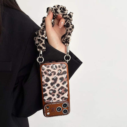 Leopard Love Fancy Phone Case With Strap