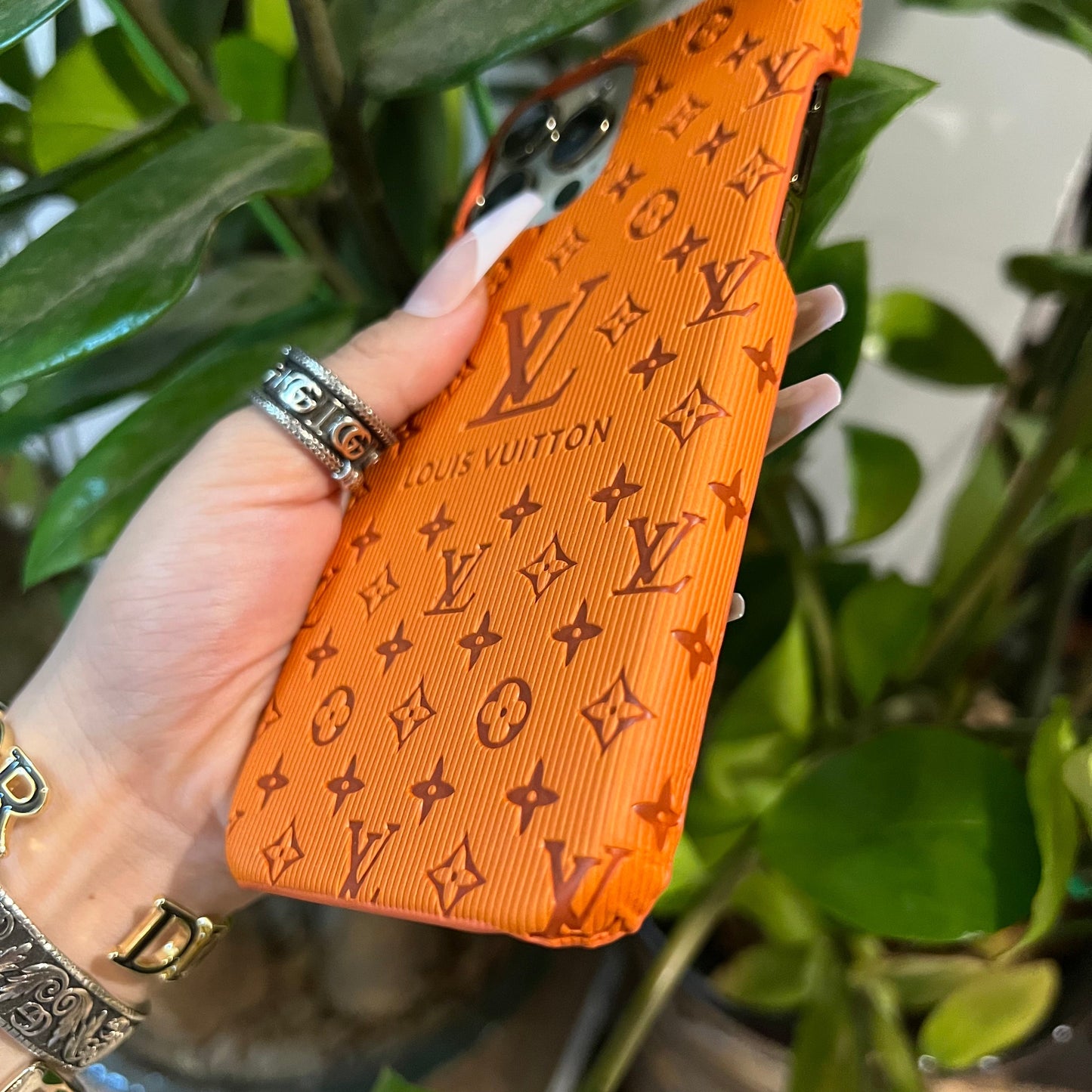 Bunte Liebe Samsung Hülle (Orange)