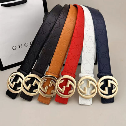 Ceinture classique de bonne qualité (boucle dorée)