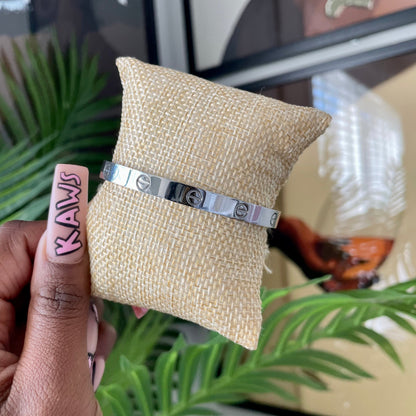 Bracelet Argent Amour (avec tournevis)