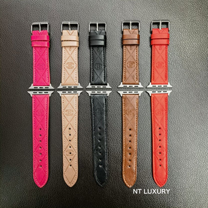 Joli bracelet de montre en similicuir pour iWatch