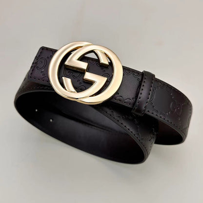 Ceinture classique de bonne qualité (boucle dorée)