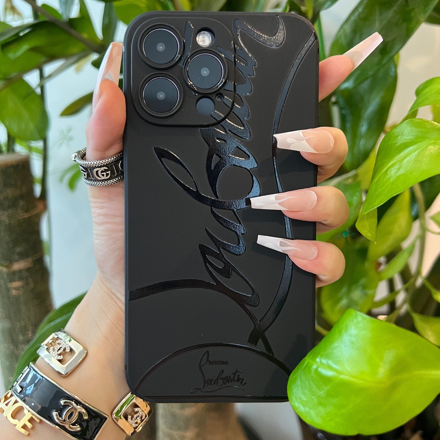 Black Trendy Phone Case ( LBT )
