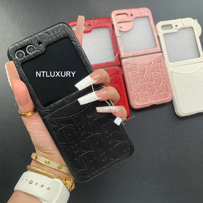 Press Dove Case For Z-Flip Series with Pocket