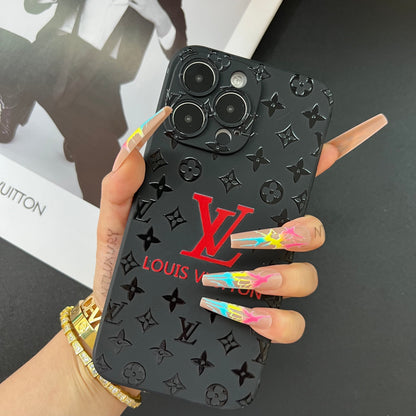 Coque de téléphone noire tendance (Grand amour)