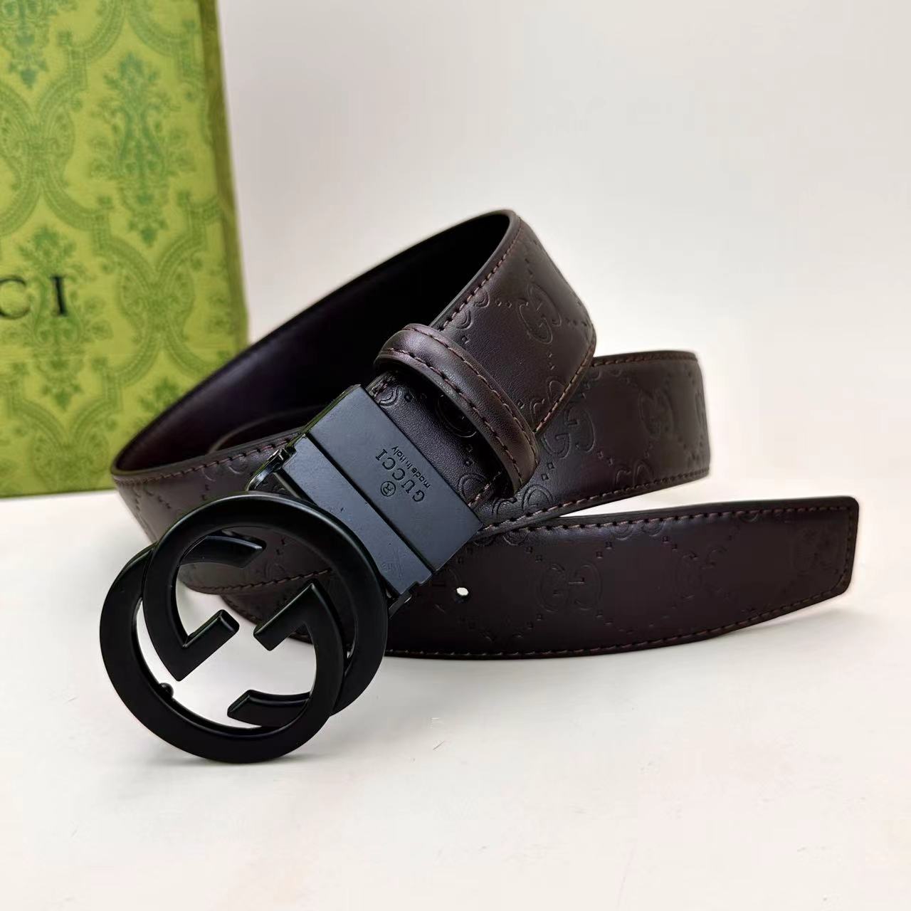Circle Design Good Belt (Grey)