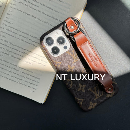 Traditional Leather Waistband Phone Case (Love)