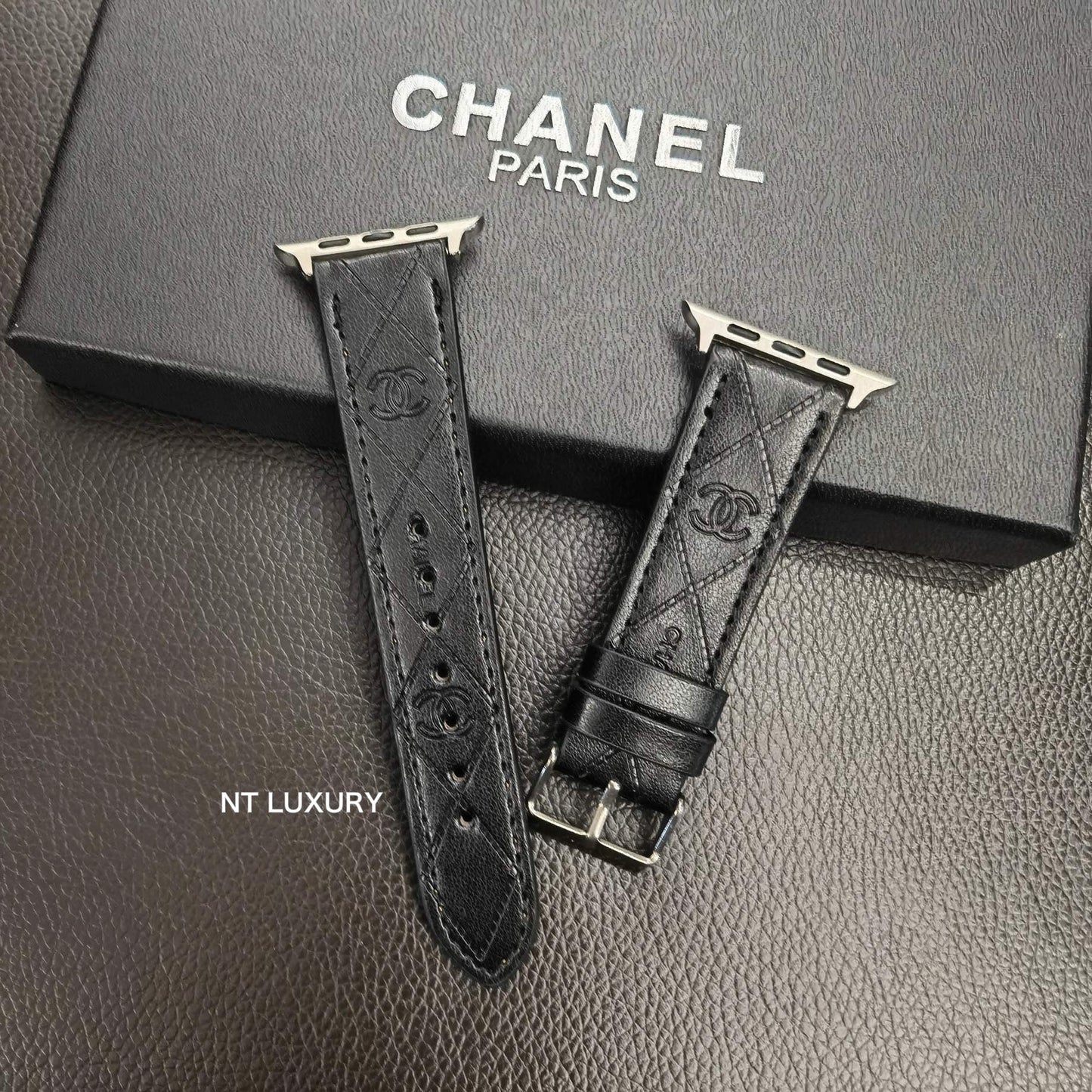 Joli bracelet de montre en similicuir pour iWatch