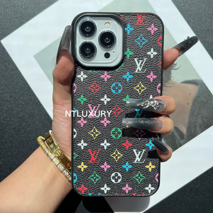 Traditional Love Phone Case (Fancy Small Love - Black)