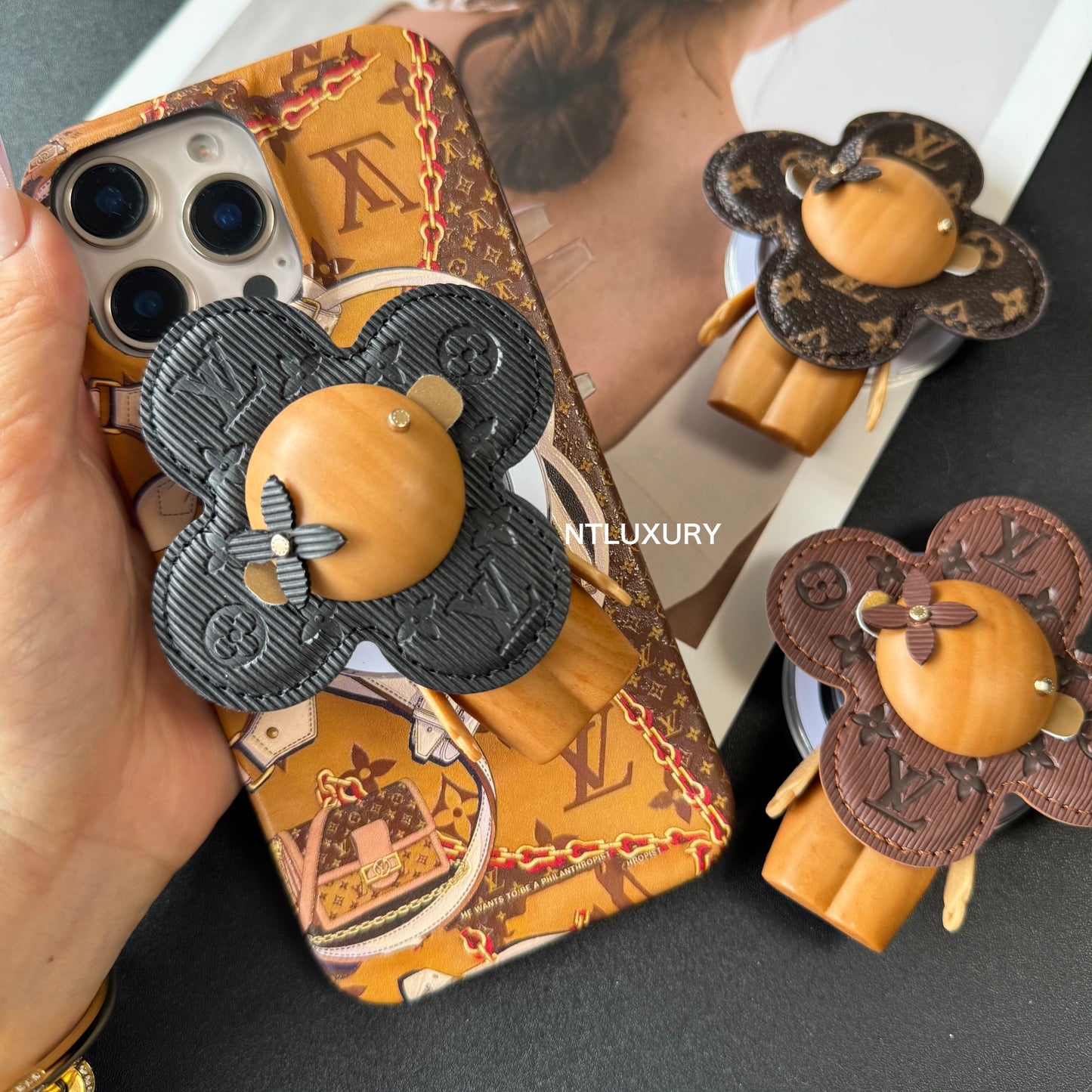 Vivian Floral Love iPhone Case with Magsafe Holder