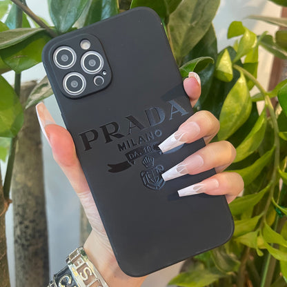 Coque de téléphone noire tendance ( P )