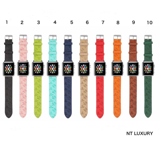 Bracelet iWatch fantaisie motif floral mignon