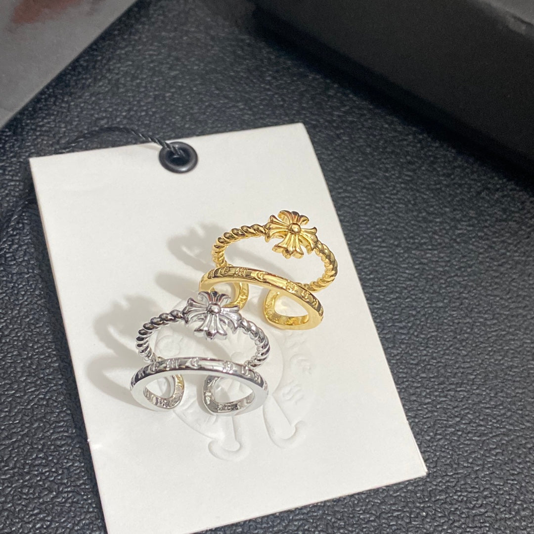 2-farbiger personalisierter offener Ring