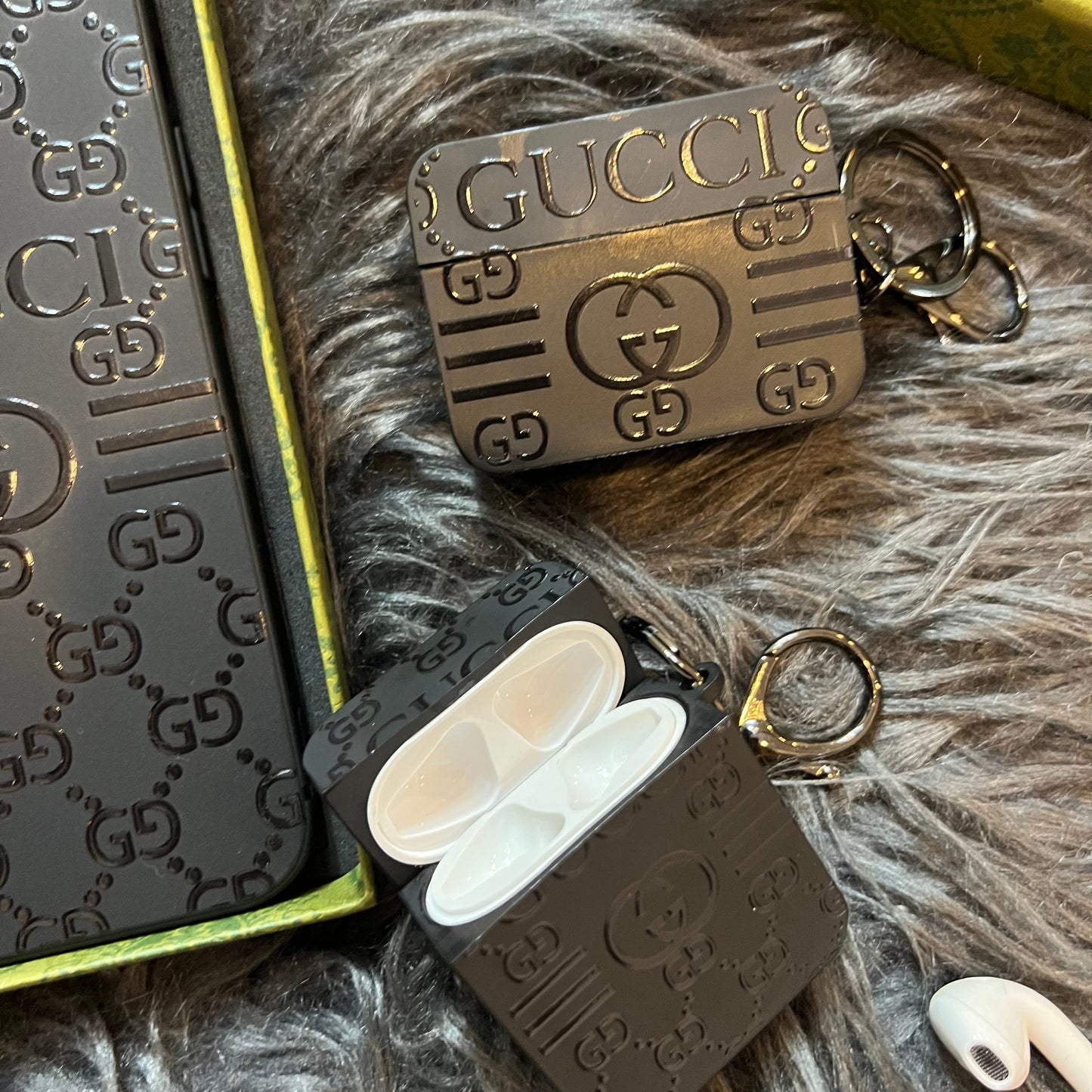 Étui AirPods Tendance Noir ( G )