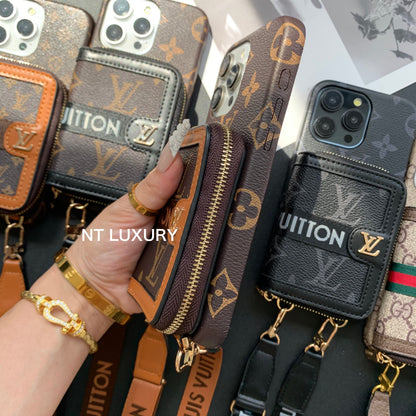 Einzigartige Handtaschen-Handyhülle mit Streifen (3er-Set)