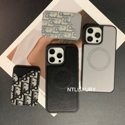 Magsafe Card Pocket Design Phone Case (Dove)