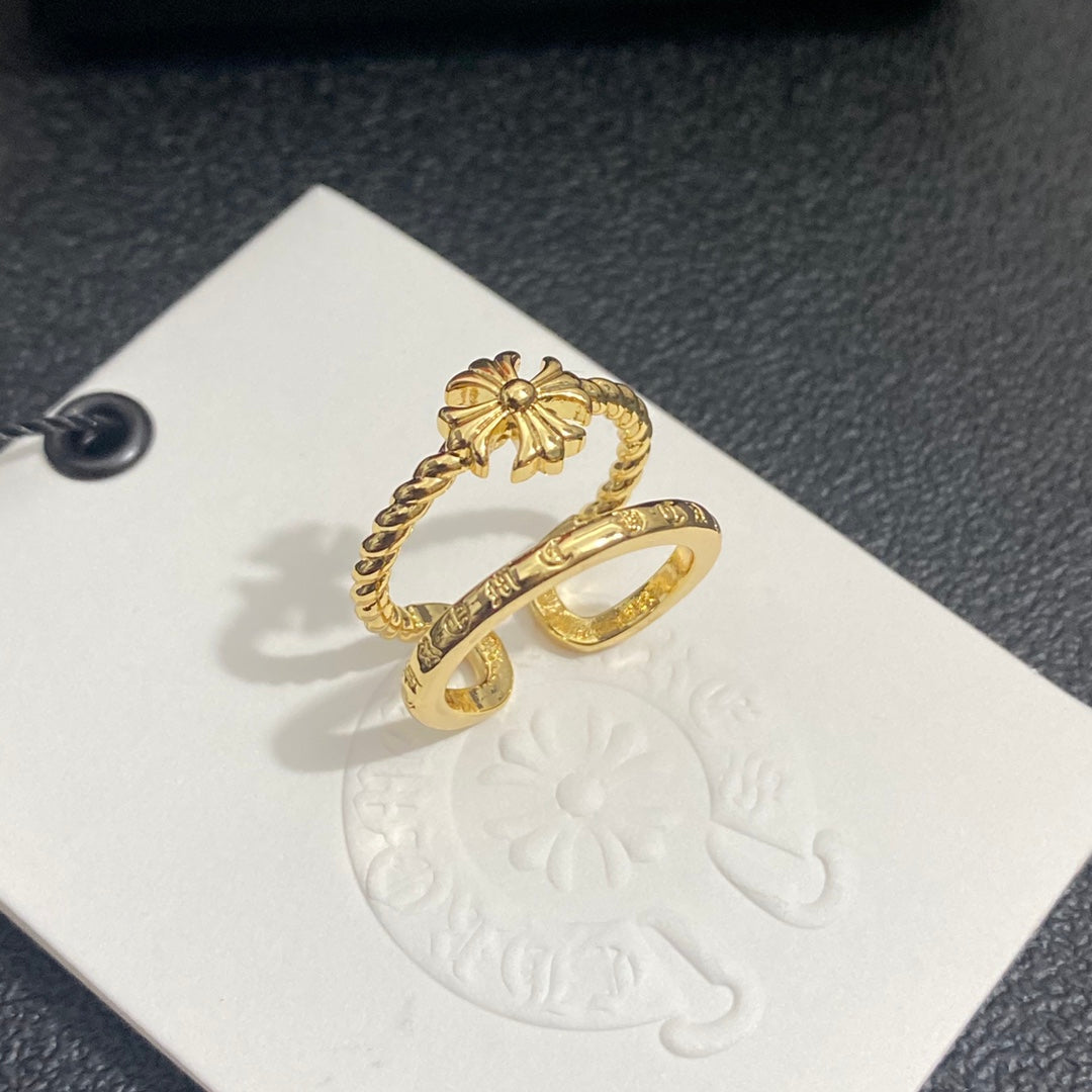 2-farbiger personalisierter offener Ring