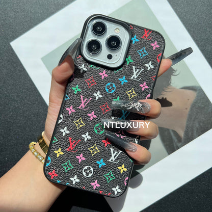 Traditional Love Phone Case (Fancy Small Love - Black)