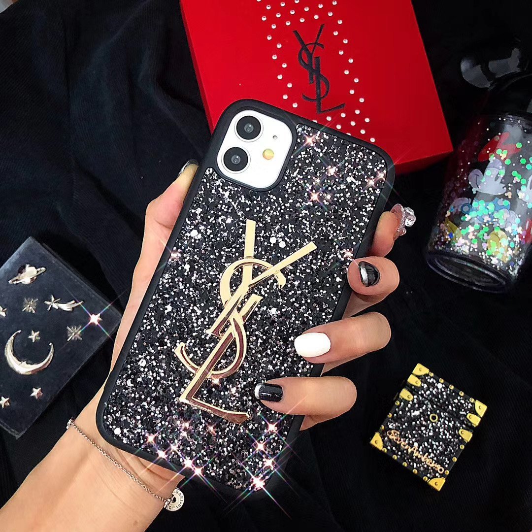 Coque de téléphone scintillante pour iPhone