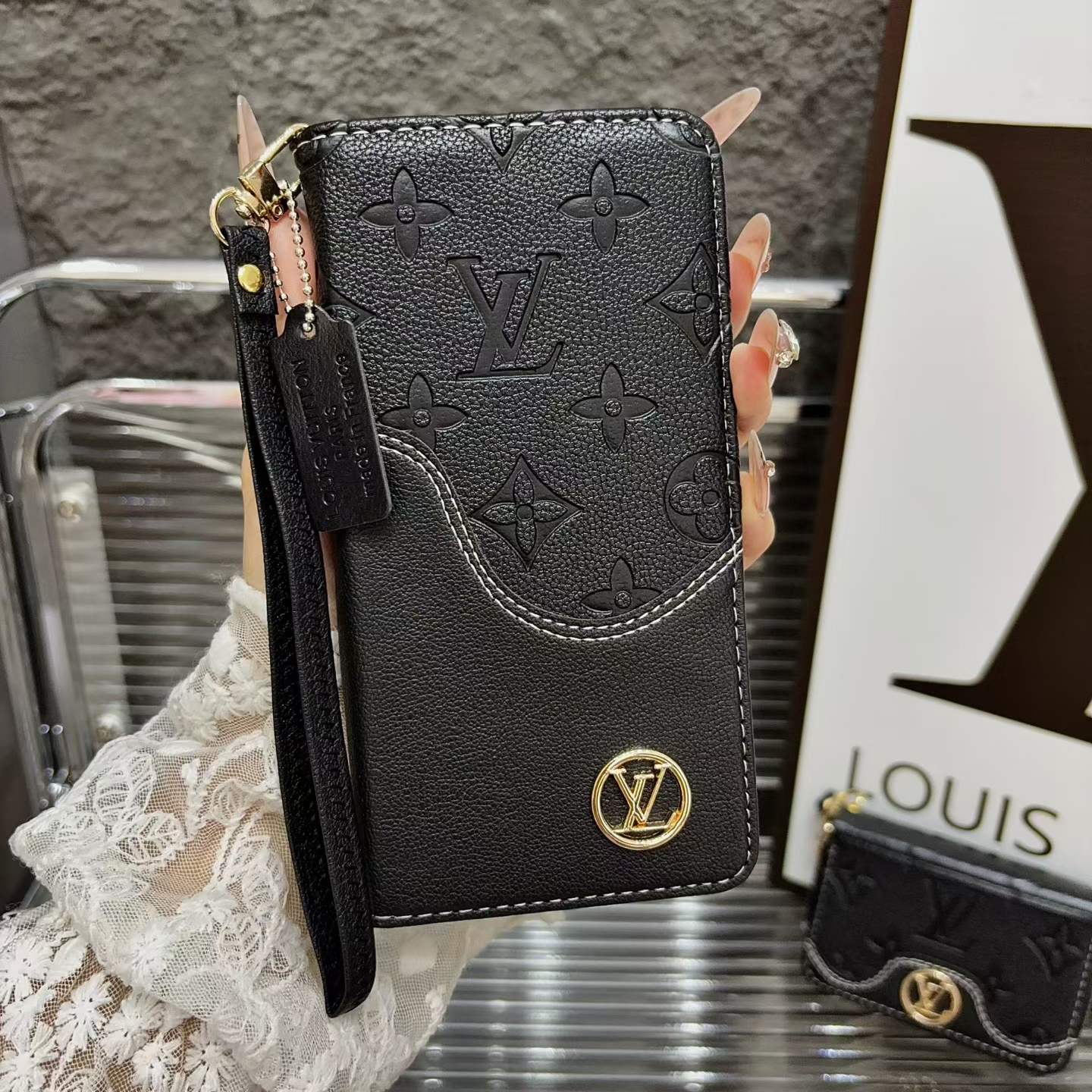 Denim Love Purse Design Phone Case