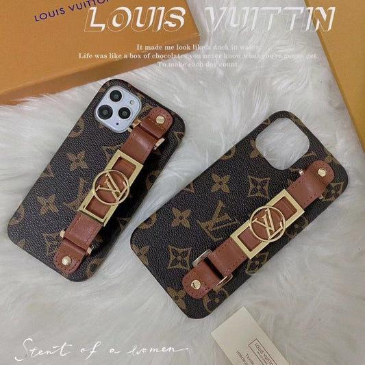 Coque de téléphone vintage à motif floral pour iPhone