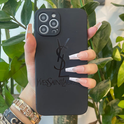 Black Trendy Phone Case ( Yeah )